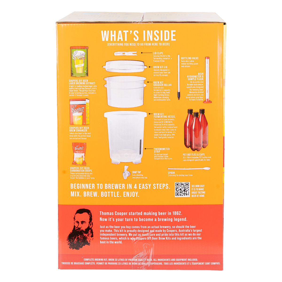 Coopers Beer Brew Kit - Equipment Starter Pack (23L)